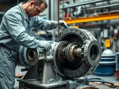 遠心ポンプ分解整備