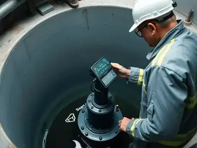 水中ポンプ点検作業